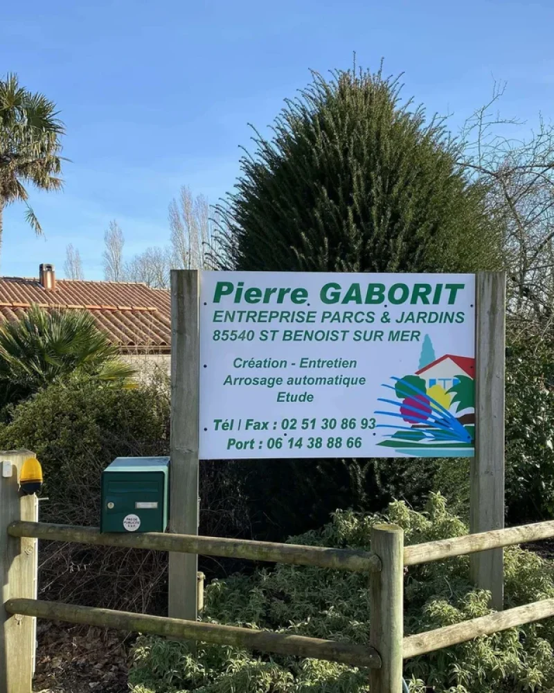 Création et aménagement de jardin à Saint Benoist sur mer par Gaborit PIerrea